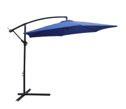 Outdoor Patio Cantilever Umbrella - Blue