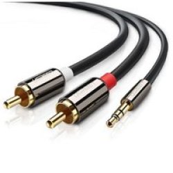 UGreen 2M Stereo 3.5MM Male To 2 Rca Male Audio Cable