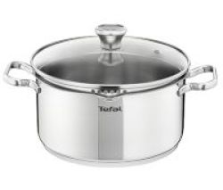 Tefal A7054674 24CM Stainless Steel Stewpot - Premium Quality Stainless Steel Pots And Pans: Corrosion Stain And High Temperature Resistant Durable And Long-lasting Performance