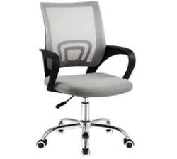 Office Chair Mid-back Computer Chair Work Chair - Grey