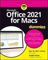 Office 2021 For Macs For Dummies Paperback