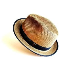 Summer Dasmarca Rust Straw Fedora Hat - Florence L