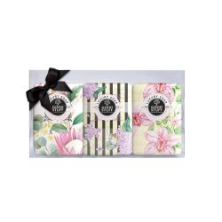 The Soap Box Gift Set With 2 Rock 'n Rooibos Veg Soaps And 1 Nourish&flourish Veg Soap