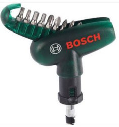Bosch 10pc Pocket Screwdriver Set