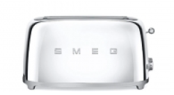 Smeg 50'S Style Retro 4-SLICE Toaster Various Colours TSF02SA - Mirrored Chrome