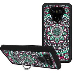 Mr Dud Case Compatible With LG G6 Mandala Phone Case For LG G6 With Ring Holder Stand
