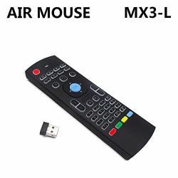 Calvas MX3-L Backlight Air Mouse Remote Control With 2.4G Rf Wireless Keyboard For KM8 P X96 H96 Pro T95X Android Tv Box