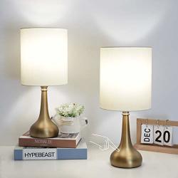 touch table lamp brass