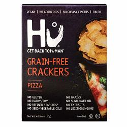 Hu Paleo Vegan Crackers Pizza 2 Pack Keto Friendly Gluten Free Grain Free Low Carb No Added Oils No Refined Starches