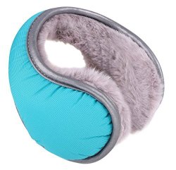 Arctic Paw Children's Sherpa Lined Foldable Sport Earmuffs Blue