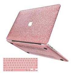 Air Macbook 13 Inch Case Anban Glitter Bling Smooth Protective Laptop Shell Slim Snap On Case With Keyboard Cover Compatible Mac 13 A1369