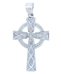 925 Sterling Silver Trinity Cross Pendant
