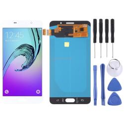 Silulo Online Store Lcd Screen And Digitizer Full Assembly Oled Material For Galaxy A7 2016 A710F A710F DS A710FD A710M A710M DS A710Y DS A7100 White
