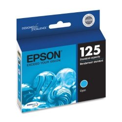 Epson T125220 Durabrite Ultra Cyan Standard Capacity Cartridge Ink