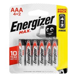 Energizer Max Aaa 6 Pack