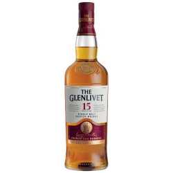 Glenlivet 15YR Single Malt Scotch Whisky 750ML - 1