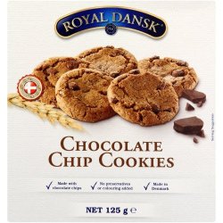Royal Dansk Cookies Chocolate Chip 125G