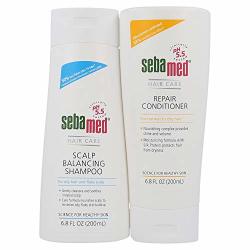 Sebamed Anti-dandruff Shampoo - Scalp Balancing Hair Care For Oily Dandruff Prone Scalp 200ML And Repair Conditioner 200ML Value Pack