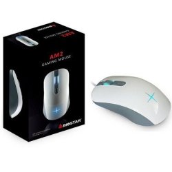 Biostar AM2 USB Gaming Mouse White And Gray