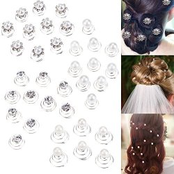 Vaga 36 Spirals Hair Pins Twists Coils Curlies Weddings Brides