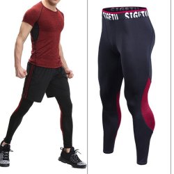 Pro Sports Compression Speed Dry Tight Pants High Stretch Running Fitness Pants
