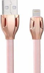 Laser Lightning Charge And Sync Cable 1M Rose Gold