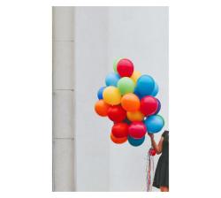 Assorted Coloured Balloons - Pack Of 300