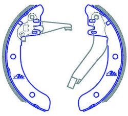Ate Brake Shoes - Toyota Corolla Conquest Tazz