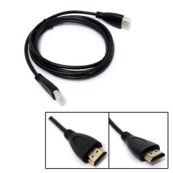Black 6ft 1.8m Hdmi Male Cable For Blu-ray 3d Dvd Ps3 Hdtv Xbox Lcd Hd Tv 1080p Free Shipping