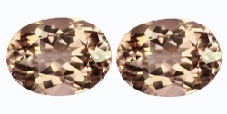 Hpj Reference Point: World Class 2.26 Ct Vvs1 Peach pink Morganite Pair