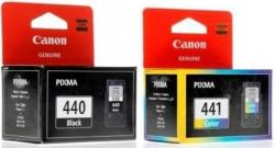 Canon Ink PG440 & CL441 - Black & Tri Colour Cartridge Oem