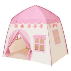 Kids Castle Play House Tent - Pink