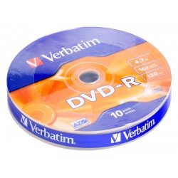 Verbatim Spindle of 10 4.7GB DVD-R Discs