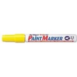 Ek 400 Medium Point Permanent Paint Marker 2.3MM Yellow Box Of 12