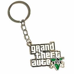 Grand Theft Auto Five V Keyring Keychain Charm Bag Pendent Pencil Case Zip GTA5 Designs Metal-gta 5