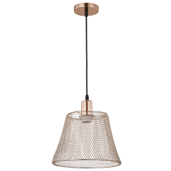 Bright Star Lighting - Steel Mesh Pendant In Variety Of Colours - Gold