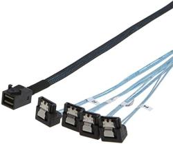 Large EDIMS Internal HD Mini SAS SFF-8643 to 4 SATA Forward Breakout Cable Used for Raid Card SFF-8643 Controller,3.3FT