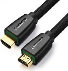 UGreen HDMI 2.0 Braided 18GBPS Male male Cable 3M