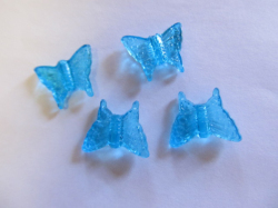 Acrylic Butterfly- Turquoise - 5pc-cheap Courier Delivery