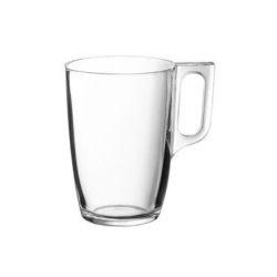 Clear Glass Cup - Voluto Cup 90ML Tempered Set Of 6