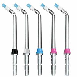PACK Of 5 Plaque Seeker Replacement Tips For Waterpik Water Flosser And Other Oral Irrigators