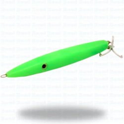 Seal Point Canoe Plug 2OZ Rigged - Green - Basil Manning
