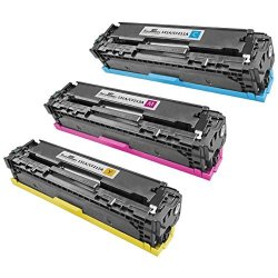 Speedy Inks - 3PK Compatible Replacement For Hp 131A CF211A CF212A CF213A Laser Toner Cartridge Set For Use In M251NW M276NW M251N M276N