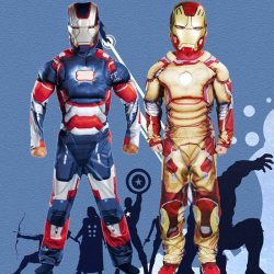 Ironman Muscles Costume - Age 7-8