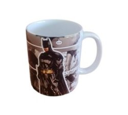 Batman Greyscale Cartoon Themed Mug