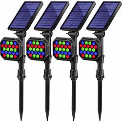 multi coloured led spot lights