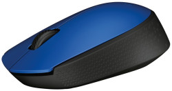 Logitech M171 Wireless Mouse - Blue Nano USB Receiver 3-BUTTON Optical Tracking Rachet Wheel 10MTS. Range Retail Box 1 Year Limited Warranty Featuresreliable 2.4GHZ