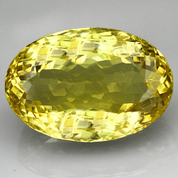 The Jewel In The Crown: Fabulous Huge 31.50 Ct Vvs Master Brilliant Cut Lemon Citrine