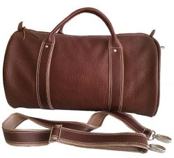 Real Leather Duffel High Quality Handcrafted Luggage Travel Gym Weekender Bag - Shipment
