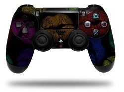 Vinyl Skin Wrap For Sony PS4 Dualshock Controller Rainbow Lips Black Controller Not Included